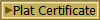 Plat Certificate